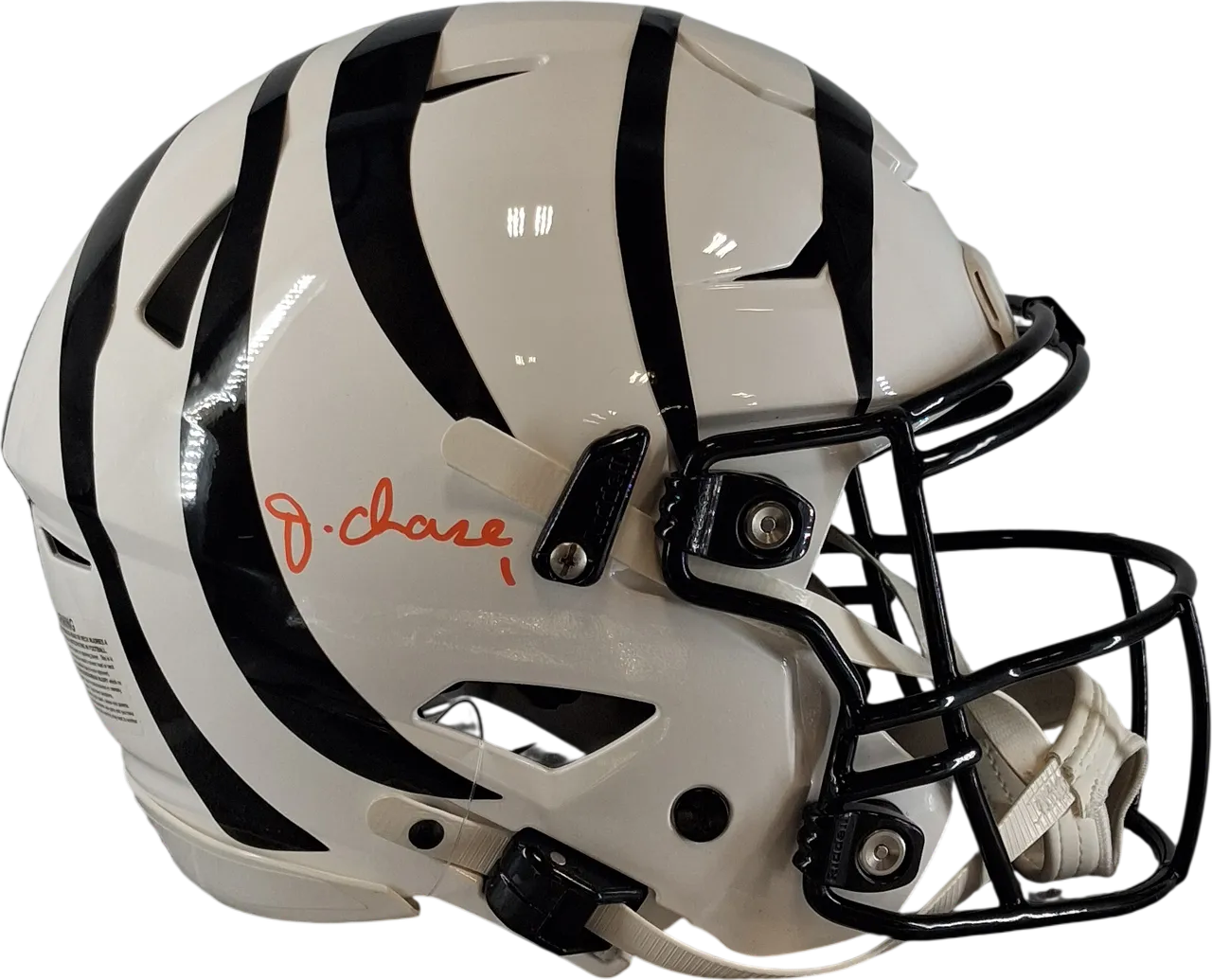 Ja'Marr Chase's Helmet SpeedFlex