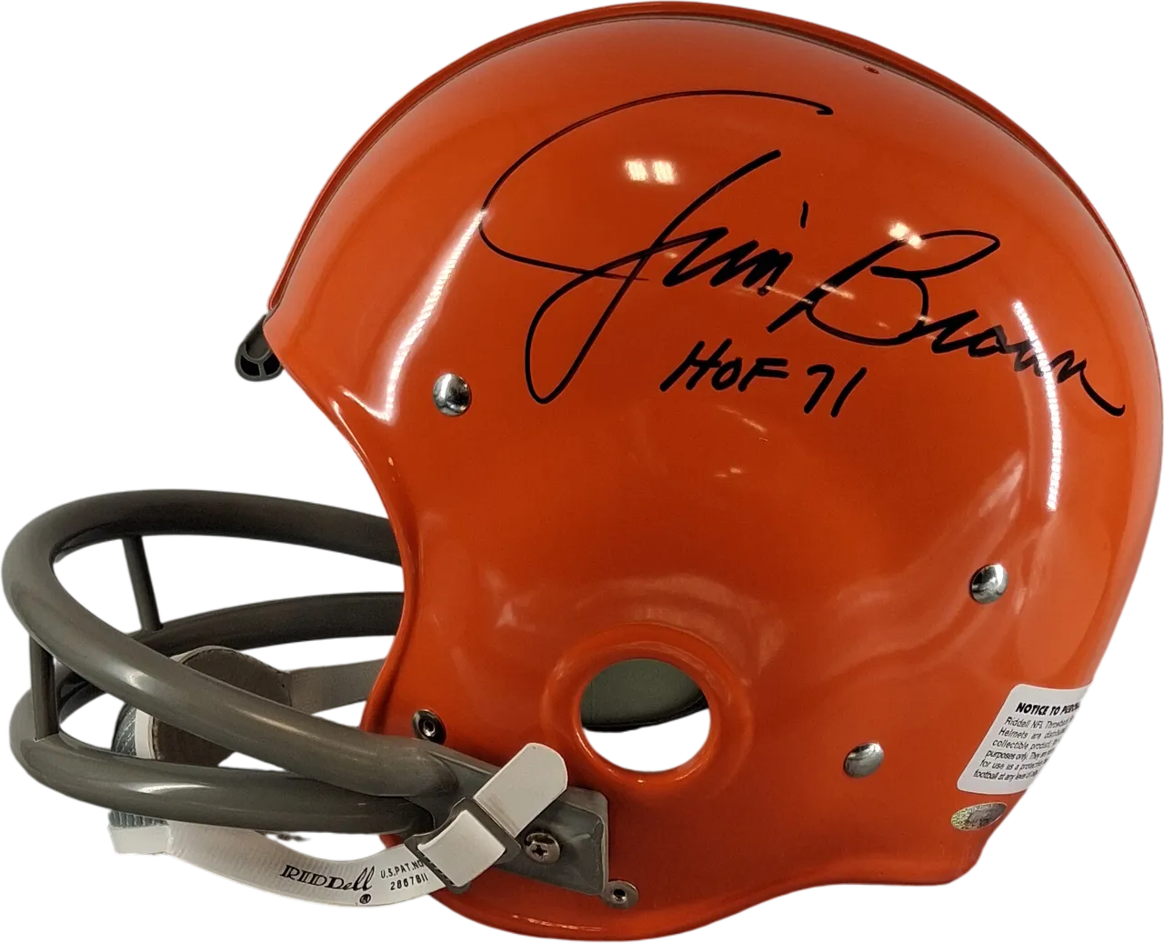 Jim Brown's Replica Helmet