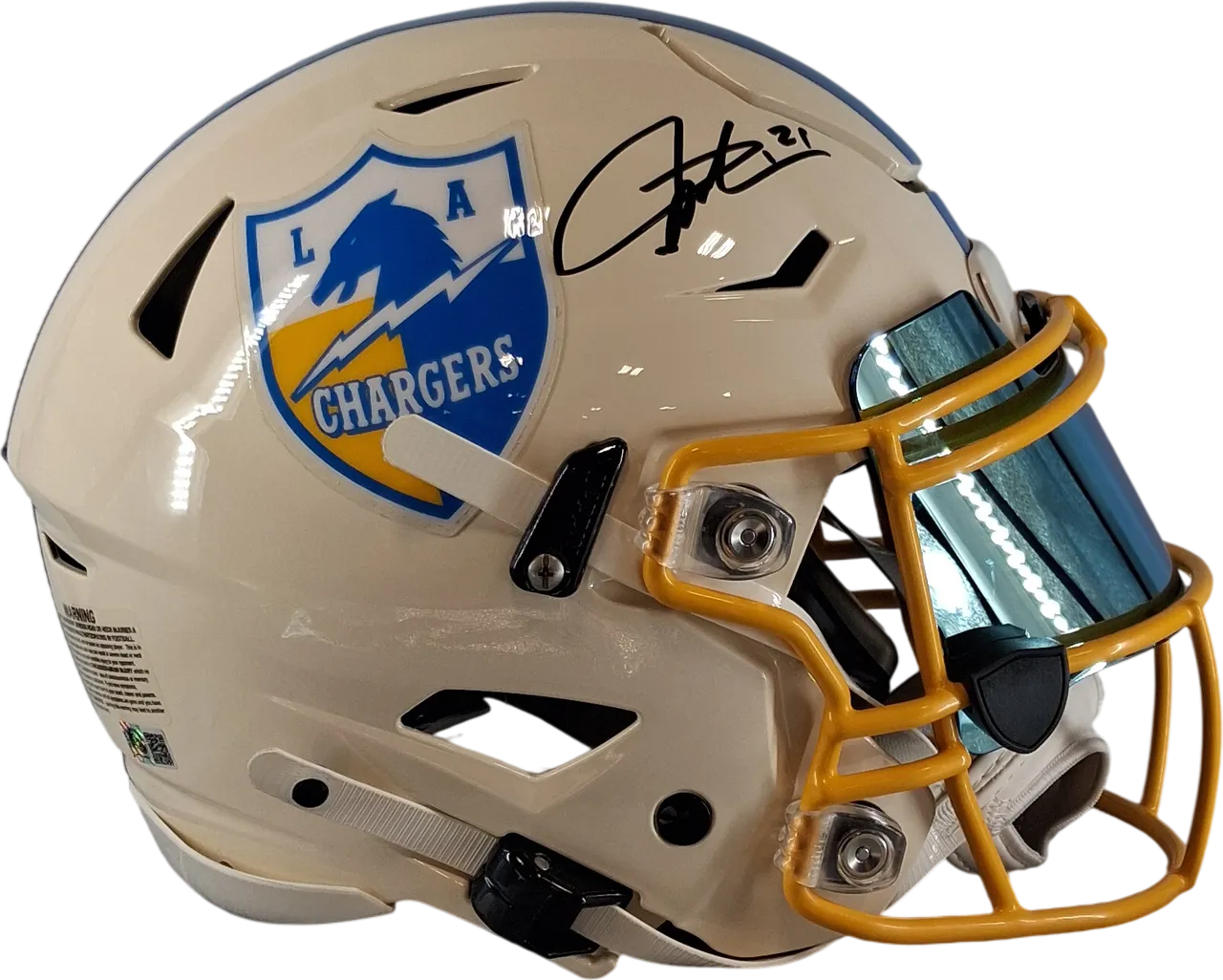 LaDainian Tomlinson's Helmet SpeedFlex