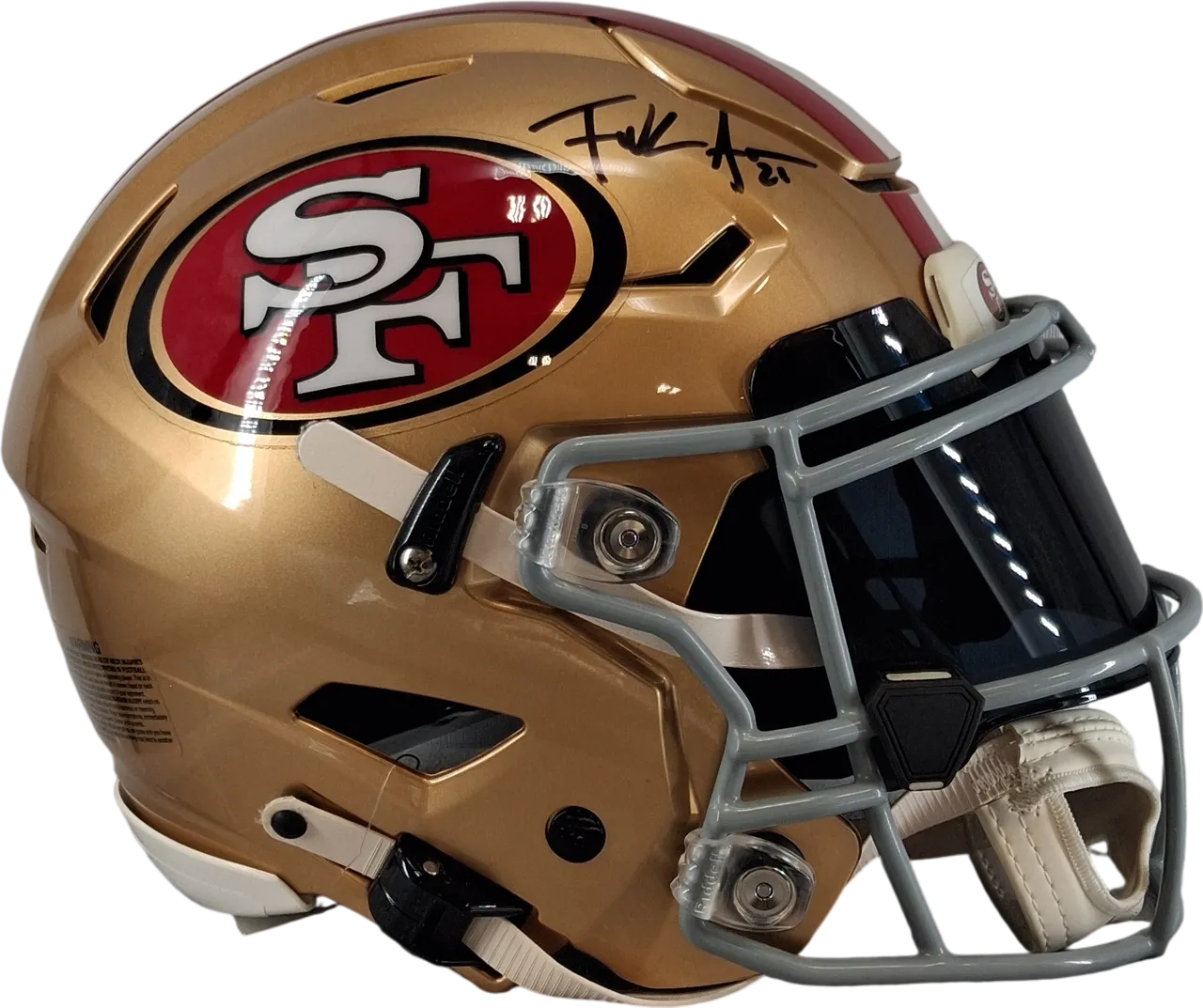 Frank Gore's Helmet SpeedFlex