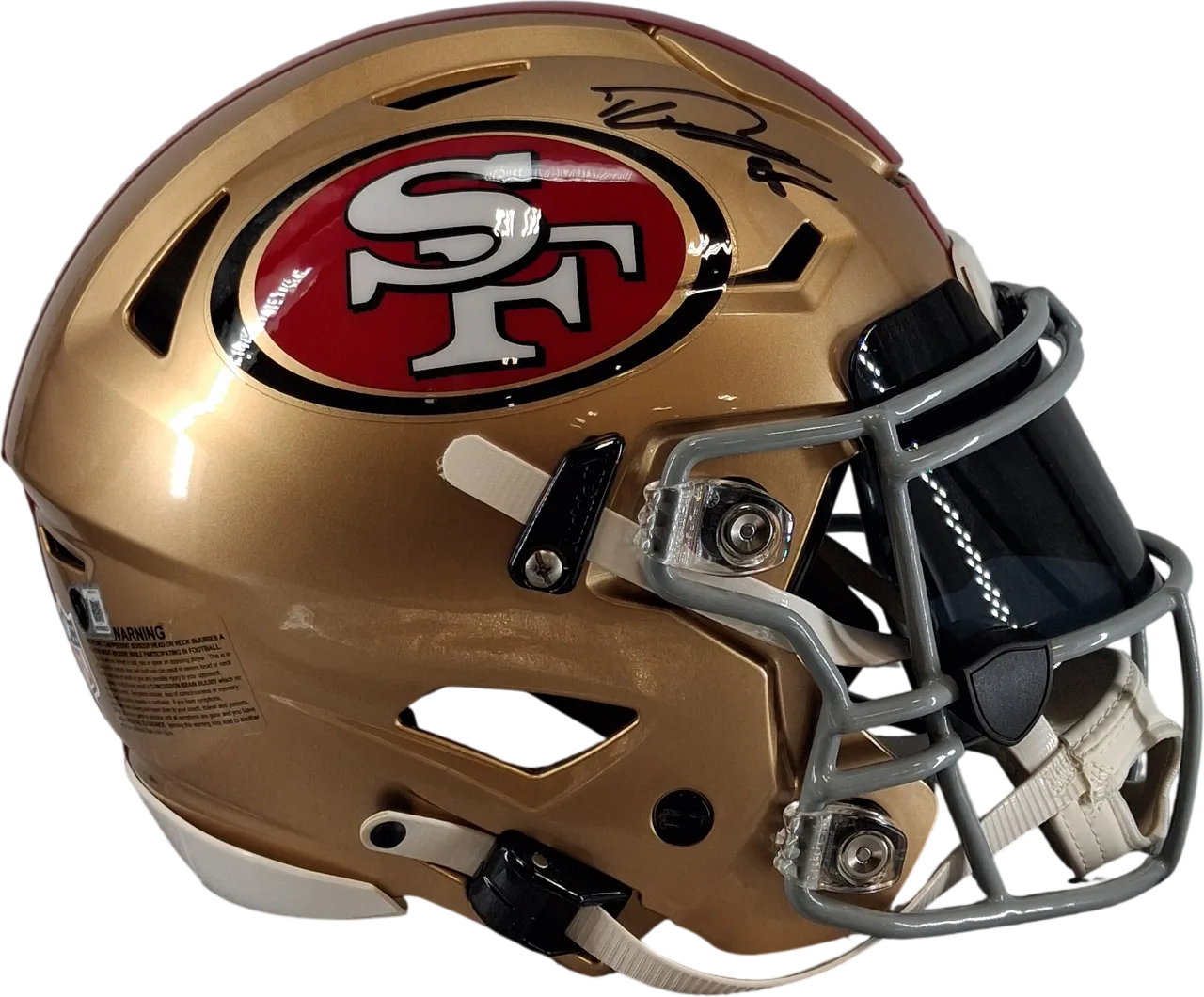 George Kittle's Helmet SpeedFlex