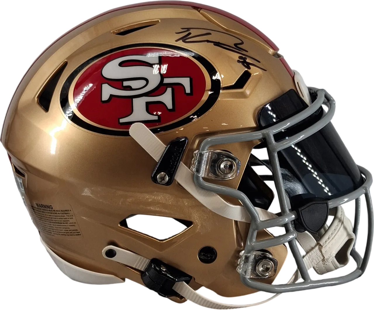 George Kittle's Helmet SpeedFlex