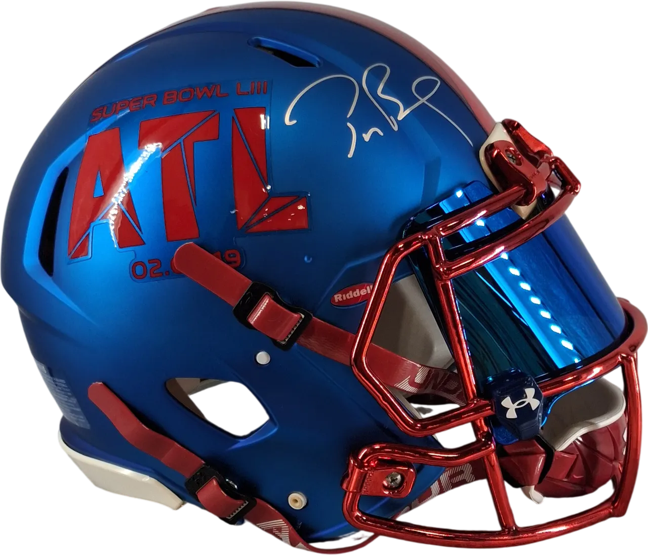 Tom Brady's Authentic Helmet