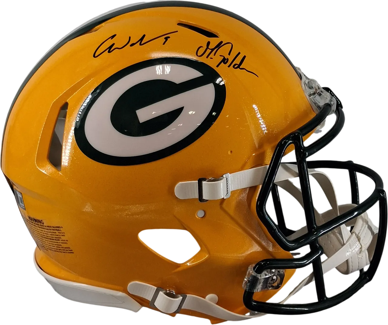 Matthew Golden / Christian Watson's Authentic Helmet